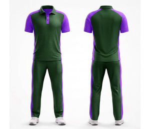 Custom <b>Cricket</b> Match Uniform Supplier Full Sublimation Printing | Men Women Youth <b>Cricket</b> Wears Polo Shirt and Trouser Full Team - Product Image 2