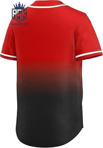 Camiseta de Béisbol con Botones en la Parte Delantera, con Ribetes en Contraste y Diseño Personalizado para Equipos Amateurs, Escuelas y Academias Deportivas - Product Image 2