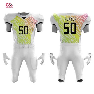 Ventes chaudes - Uniforme de football américain personnalisé avec tissu polyester réfléchissant, couleur et logo personnalisés de haute qualité - Product Image 1
