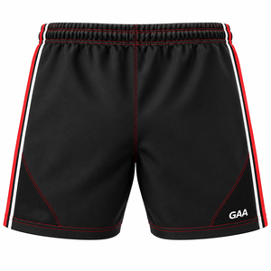 Pantalones Cortos de Entrenamiento de Fútbol Gaélico Unisex con Cintura Elástica Personalizada, 100% Poliéster, Venta al Por Mayor, Proveedor OEM ODM - Product Image 3