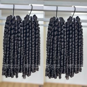 Mechones de cabello humano rizado Pixie con cutícula alineada Remy más vendidos, precio al por mayor, cabello vietnamita crudo - Product Image 5