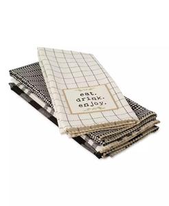 <b>Farm</b> to Table Embellished Cotton Dishtowel <b>Set</b>, 18" x 28" | Design Imports - Product Image 2