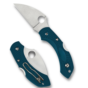Couteaux pliants avec lame en acier inoxydable à bord dentelé, manche texturé léger, clip de poche en métal pour le camping et la randonnée - Product Image 1
