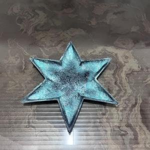 Modern Decorative Star-Shaped Aluminium <b>Storage</b> Tray for Living Room <b>Tabletop</b> Use - Product Image 4