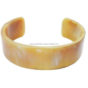 Adaptador de tubo de cuerno natural WildCurve | Acoplamiento de búfalo de acabado crudo para fontanería, manualidades y carpintería de bricolaje | Suministro al por mayor hecho a mano - Product Image 2