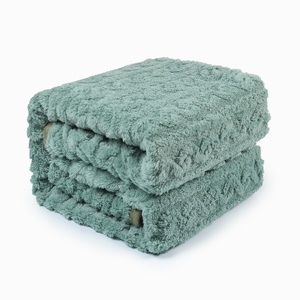 Couverture en <span class=keywords><strong>polaire</strong></span> moderne à motif de <span class=keywords><strong>mouton</strong></span> tie-dye de haute qualité 100% polyester, design plié, personnalisable, portable, chaude, 300 g/m² - Product Image 1