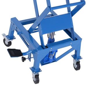 Sollevatore Idraulico a Forbice per Moto da 300 libbre con Pedana e Ruote per Cavalletti da Lavoro per Moto da Cross - Product Image 5