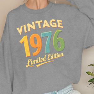 เสื้อสเวตเชิ้ตผู้หญิงวินเทจ1976รุ่นลิมิเต็ด - Product Image 1