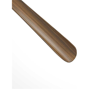 Chausse-pied en bois massif fait main, lisse, avec sangle en cuir pour accrochage, aide au portage des chaussures - Product Image 3
