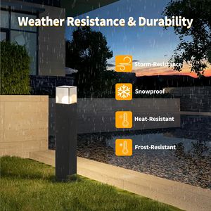 Luci Moderne per Sentieri e Vialetti 12226 con Cavo e Base per Lampadina E26 - Lampadina Non Inclusa - Product Image 4