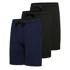 Shorts en mélange de coton et polaire pour hommes, pour la performance athlétique, confortables et décontractés, pour un style de vie actif, en vente - Product Image 6