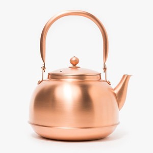 Bouilloire à thé classique en cuivre faite à la main avec poignée en bois, chauffe-eau pour cuisinière, ustensile de cuisine haut de gamme, collection cadeau, décoration pour la maison et l'hôtel - Product Image 1
