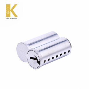 Cilindros de Cerradura de Reemplazo Rápido, Cromo Satinado, Latón, 7 Pines, Ranura en G, SFIC, para Seguridad de Puertas Comerciales - Product Image 4