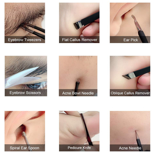 Juego de manicura y pedicura profesional de acero inoxidable, ligero, fácil de agarrar, hecho en Pakistán, para cuidado personal y belleza. - Product Image 5