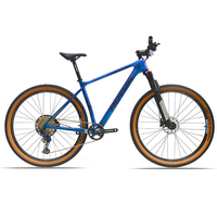 Özel Üretim Premium Erkek Yarış Kros 29 İnç Karbon Fiber Kadrolu Geçmeli Akslı Ön Süspansiyonlu Hardtail Dağ Bisikleti 12 Vitesli