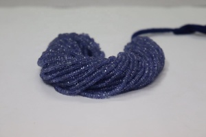 Nouvelle arrivée Tanzanite facettes Rondelle perles 3-4 MM perles brins pour la fabrication de bijoux - Product Image 4