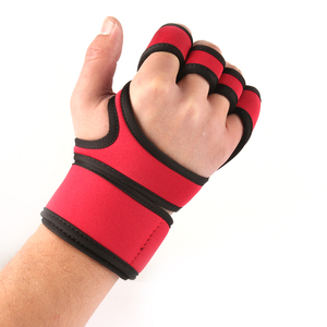 Wholesale Custom Half-Finger Nylon Weightlifting Gym <b>Gloves</b> Sport Fitness Gear Unisex Non-Slip Outdoor Sports Fasten Closure - Product Image 6