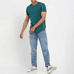 Professionnel fait hommes nouveau haute qualité à la mode tenue décontracté hommes t-shirts à manches courtes O cou coton tissu hommes t-shirts - Product Image 4