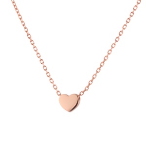 Joyería de plata 925 plata esterlina corazón colgante collar mujer chapado en oro plata joyería collar mujeres niños joyería - Product Image 5