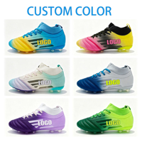 Chaussures de football durables pour l'extérieur, personnalisables OEM, pour équipes et marques sportives