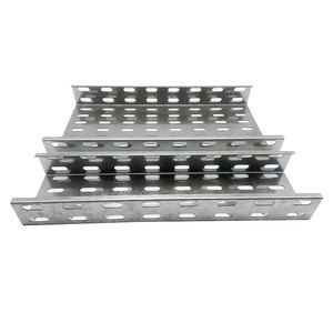 Fabricante de Bandejas para Cables Galvanizadas por Inmersión en Caliente, Tipo Perforado y Resistente al Fuego, Sistema de Canalización de Cables de Acero - Product Image 1