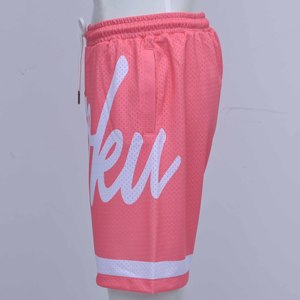 Premium Quality Custom Logo Breathable Casual Gym Mens Summer Shorts with High Quality Screen Printing - Product Image 4