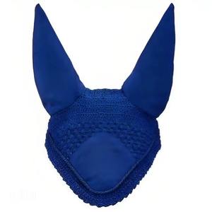 Vente en gros de couvre-mouches pour chevaux d'équitation |   Couvre-oreilles en coton tissé à la main, protection contre les moustiques - Product Image 1
