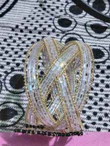 Handcrafted Vintage Butterfly Glass Beaded Hologram <b>Bracelets</b> Bohemian Adjustable Size Colorful Lampwork Seed Bead Bangles Party - Product Image 5