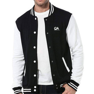 Chaqueta Letterman de Moda Urbana para Hombre, Tejido Suave, Diseño Casual, Perfecta para Uso Diario y Moda Urbana - Product Image 1