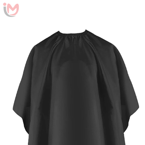 ผ้าคลุมตัดผมสีดำ วัสดุผ้าทอไม่ติดเส้นผม สำหรับใช้ในร้านเสริมสวย - Product Image 4