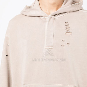 เสื้อฮู้ดดี้ผู้ชาย ดีไซน์พิเศษ ทนทาน คุณภาพสูง ผ้าฝ้าย 100% สไตล์ดิสเทรส  รับออกแบบเองได้ - Product Image 6