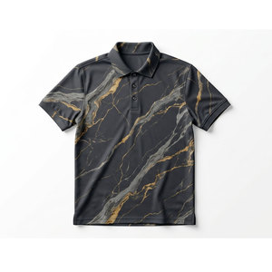Camisetas de Golf de Punto Sólido para Hombre, Transpirables, Última Moda, Manga Corta, Alta Calidad, Impresión de Logotipo Personalizado, Spandex/Poliéster - Product Image 6