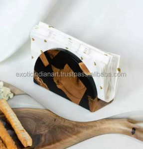 2025 Top Selling Blue <b>Resin</b> Epoxy Napkin Holder Modern Art Angel Style for Home Dining Room Kitchen Ornements and <b>Gifts</b> - Product Image 3