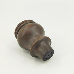 Pata de Sofá Redonda de Madera Maciza Antigua, Pata de Mueble de Madera Torneada con Perno para Cama y Comedor, para Muebles de Hospital Clásicos - Product Image 3