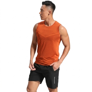 Custom Tank Top High Quality Muscle Fit 100% Cotton Tank Top <b>Men</b> Gym Workout Streetwear Sleeveless T-Shirt - Product Image 6