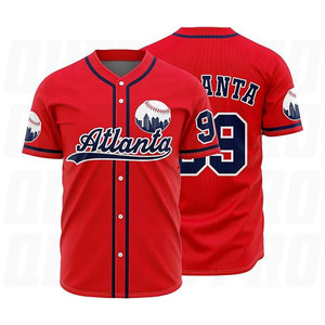 Hot Sale Custom Blank 100% <b>Polyester</b> Raglan & Button-Down Baseball Jersey - Sports Event <b>Shirts</b> & Uniforms for Wholesale Buyers - Product Image 6