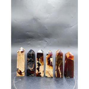 Torre de Ámbar Natural Indonesio de 7.5-9 cm, Cristal Pulido Suelto para Joyería, Manualidades y Decoración - Product Image 4