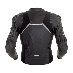 Blouson en cuir pour homme style motard moderne, qualité supérieure, vêtements de moto, nouvelle collection 2026, personnalisation de marque disponible - Product Image 2
