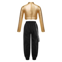 6-16 enfants formation Dancewear fabricant filles enfant Hip Hop Sequin stage Jazz scène danse Costumes Performance porter