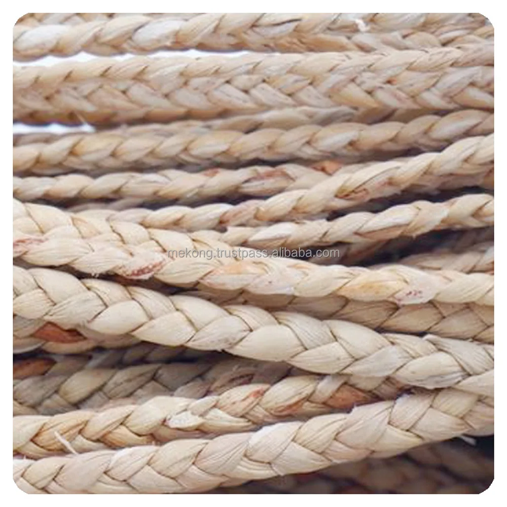 Wholesale High Quality Material Spinning Raw Dried Rope Twisted Water Hyacinth From Vietnam