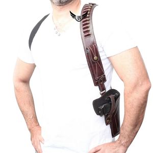 Ceinture Bravo en cuir de vachette avec une largeur confortable et une construction renforcée - Product Image 6