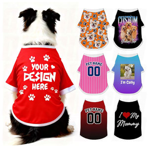 Pull personnalisé pour chien, maillot personnalisé pour animal de compagnie avec photo, nom, texte, logo, t-shirt léger et doux pour chiens et chats, toutes tailles - Product Image 1