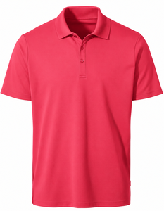 Polo personnalisé pour homme en coton piqué rose corail, manches courtes, uniforme de golf, tenue décontractée ou professionnelle avec logo personnalisé OEM ODM - Product Image 1