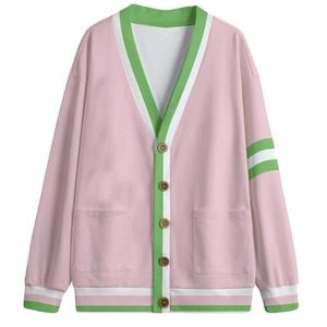 Pull-over en tricot à col en V respirant en coton 100% épais unisexe avec logo personnalisé OEM ODM - Product Image 2