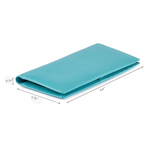 Cartera larga de cuero genuino para hombre, estilo clásico y delgado, tarjetero y monedero - Product Image 5