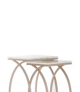 Contemporary <b>Marble</b> <b>Top</b> <b>Console</b> <b>Table</b> with Metal Cross Base Modern Living Room Furniture Stable Design - Product Image 2