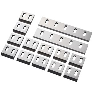 Kit de lames pour broyeur en acier allié, 12 lames rotatives, 2 lames fixes, haute dureté, lames SKD-11 compatibles avec le modèle 400, broyeur industriel - Product Image 1