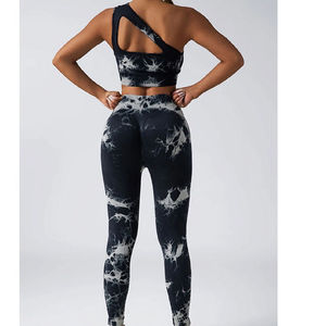 Ensemble de yoga et de fitness professionnel pour femmes, vêtements de sport compressifs, tenue d'entraînement pour la salle de sport - Product Image 2