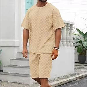 Conjunto de Pantalones Cortos para Hombre Talla Grande 5XL, Verano, Secado Rápido, Camiseta de Manga Corta con Estampado, Ligero y Transpirable - Product Image 5