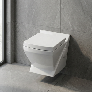 Modern Round Rimless Wall Hung Toilet <b>Ceramic</b> WC <b>Pan</b> Water Saving Design Bathroom Sanitary Ware For Hotel - Product Image 2